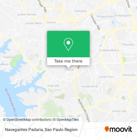 Navegantes Padaria map