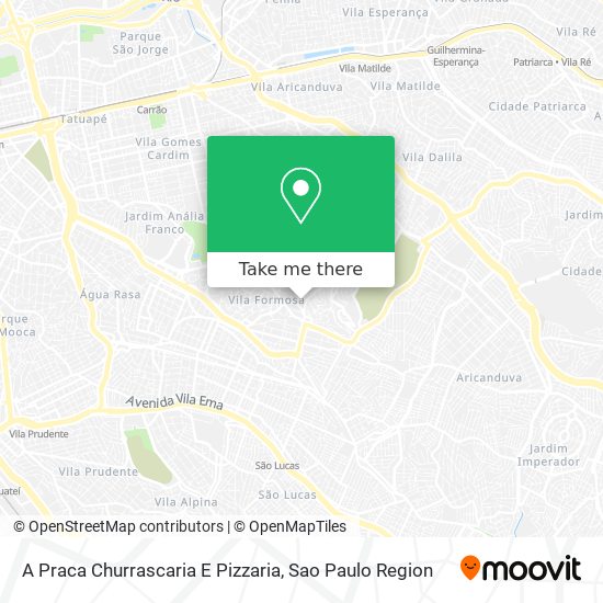 A Praca Churrascaria E Pizzaria map