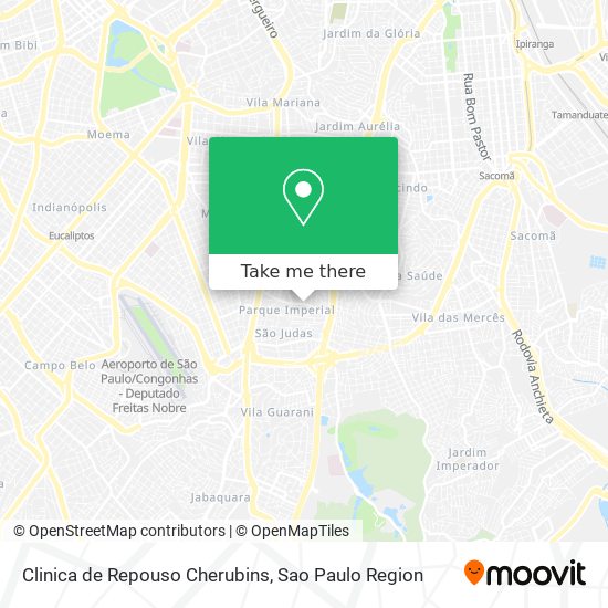 Clinica de Repouso Cherubins map