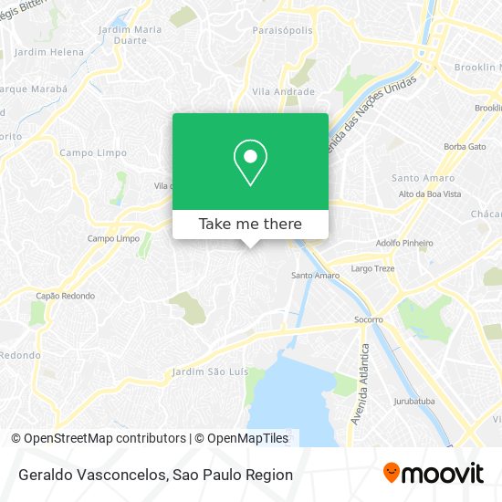 Mapa Geraldo Vasconcelos
