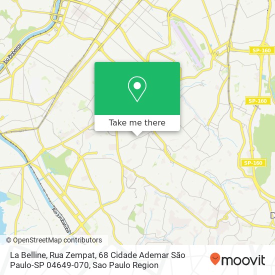 La Belline, Rua Zempat, 68 Cidade Ademar São Paulo-SP 04649-070 map