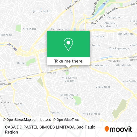 CASA DO PASTEL SIMOES LIMITADA map