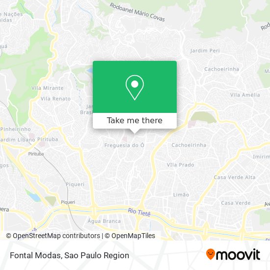 Fontal Modas map