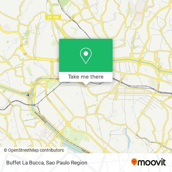 Buffet La Bucca map