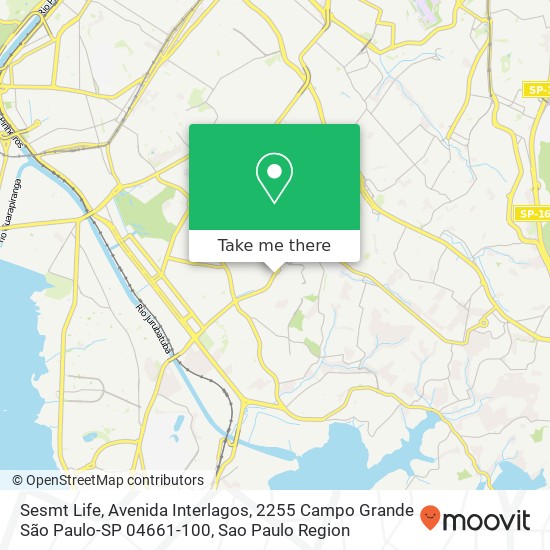 Sesmt Life, Avenida Interlagos, 2255 Campo Grande São Paulo-SP 04661-100 map