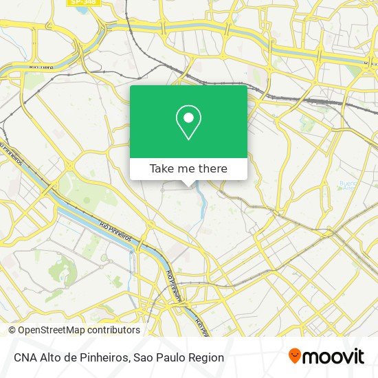 CNA Alto de Pinheiros map