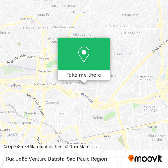 Rua João Ventura Batista map