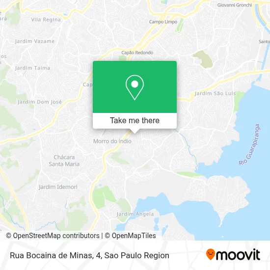 Rua Bocaina de Minas, 4 map