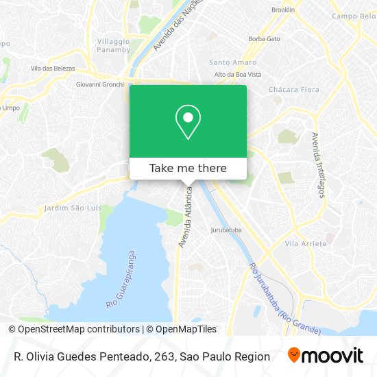 R. Olivia Guedes Penteado, 263 map