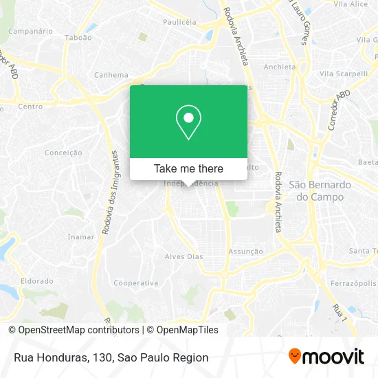 Rua Honduras, 130 map