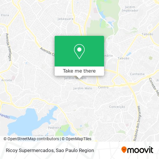 Ricoy Supermercados map