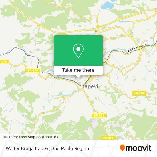 Walter Braga Itapevi map