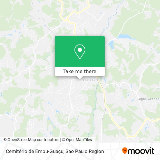 Mapa Cemitério de Embu-Guaçu