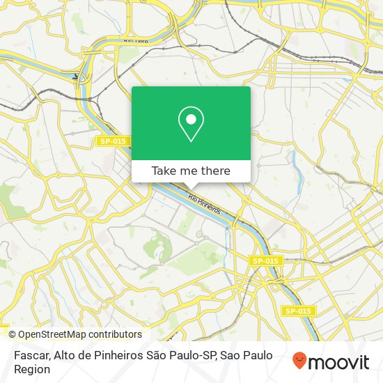 Fascar, Alto de Pinheiros São Paulo-SP map