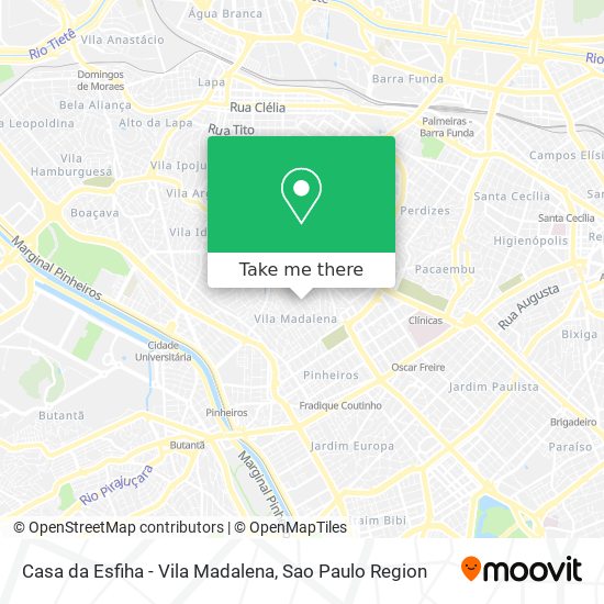 Casa da Esfiha - Vila Madalena map