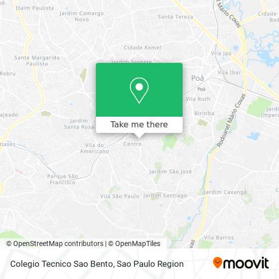 Colegio Tecnico Sao Bento map