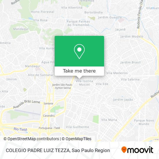 COLEGIO PADRE LUIZ TEZZA map