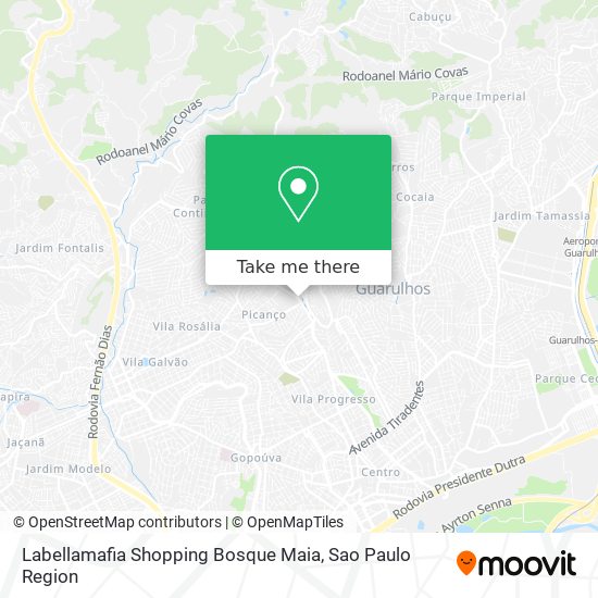 Labellamafia Shopping Bosque Maia map