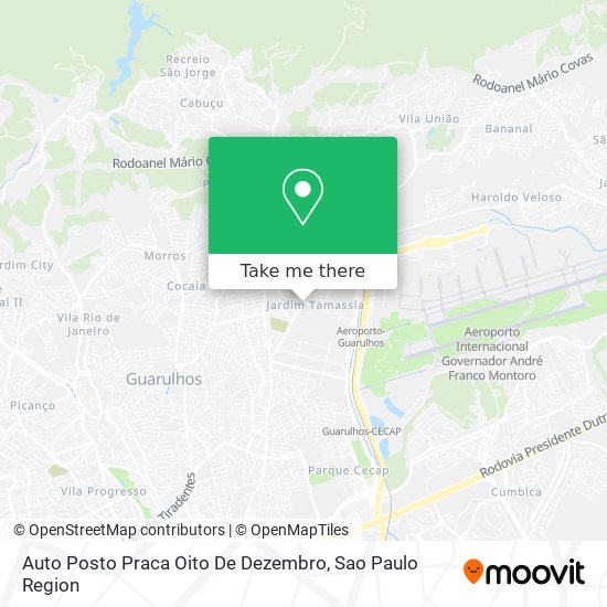 Auto Posto Praca Oito De Dezembro map