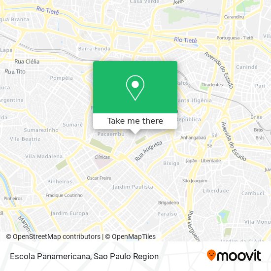 Escola Panamericana map