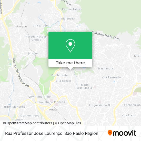 Rua Professor José Lourenço map