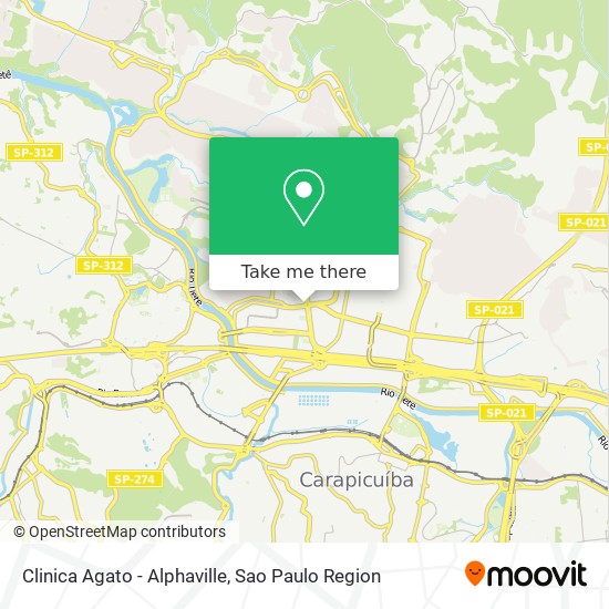 Clinica Agato - Alphaville map
