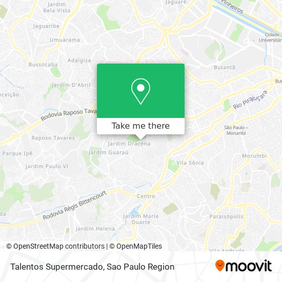 Talentos Supermercado map