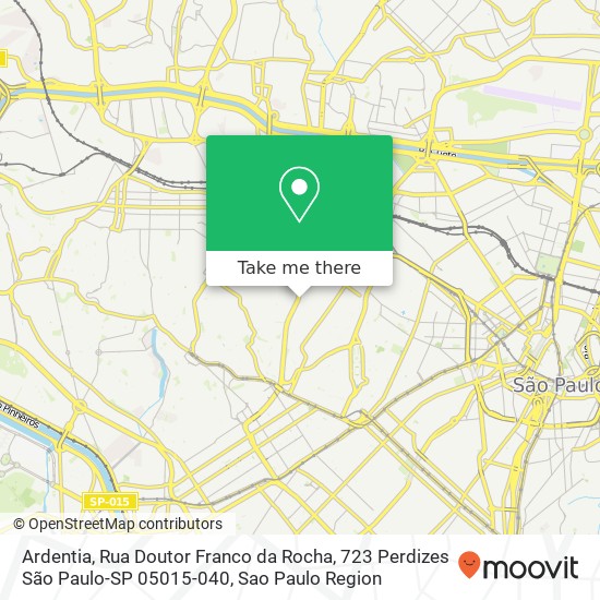 Ardentia, Rua Doutor Franco da Rocha, 723 Perdizes São Paulo-SP 05015-040 map