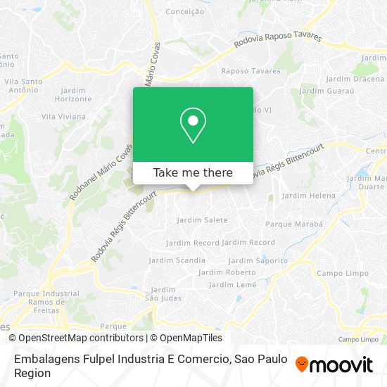 Embalagens Fulpel Industria E Comercio map