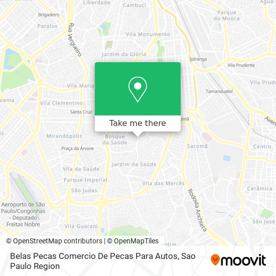 Mapa Belas Pecas Comercio De Pecas Para Autos