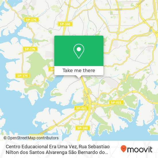 Centro Educacional Era Uma Vez, Rua Sebastiao Nilton dos Santos Alvarenga São Bernardo do Campo-SP 09853-005 map