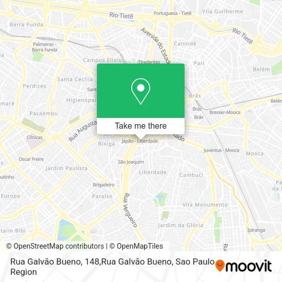 Rua Galvão Bueno, 148,Rua Galvão Bueno map