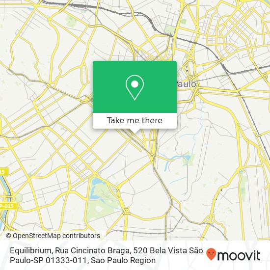 Mapa Equilibrium, Rua Cincinato Braga, 520 Bela Vista São Paulo-SP 01333-011