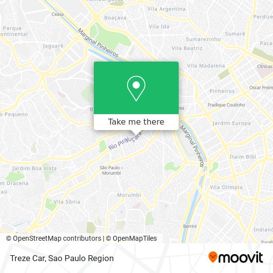 Treze Car map