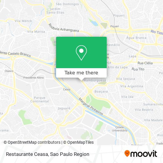 Mapa Restaurante Ceasa