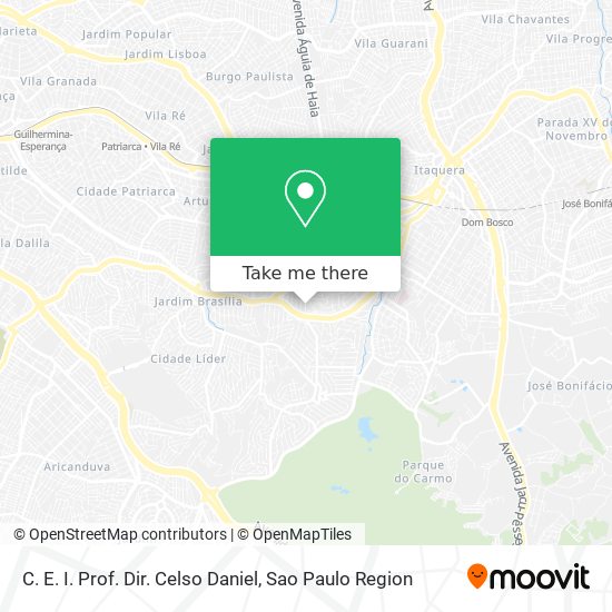C. E. I. Prof. Dir. Celso Daniel map