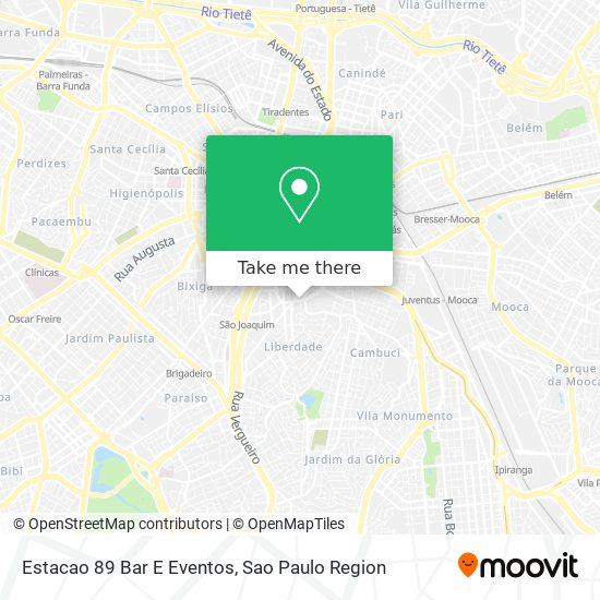 Estacao 89 Bar E Eventos map