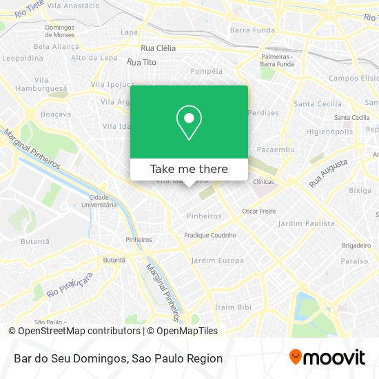 Mapa Bar do Seu Domingos