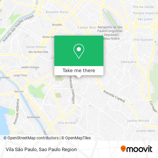 Vila São Paulo map