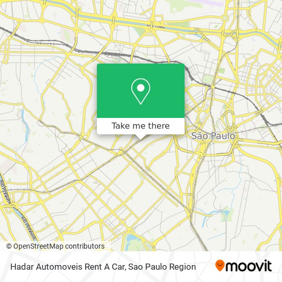 Hadar Automoveis Rent A Car map