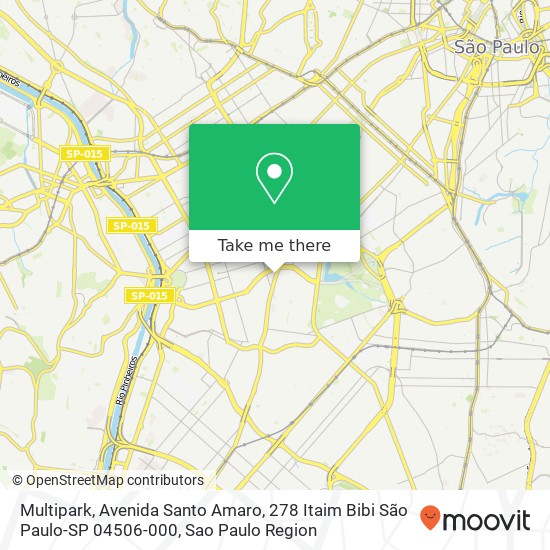 Multipark, Avenida Santo Amaro, 278 Itaim Bibi São Paulo-SP 04506-000 map