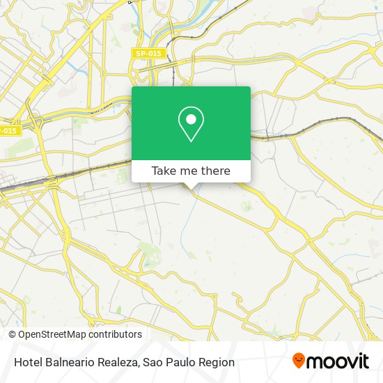 Hotel Balneario Realeza map