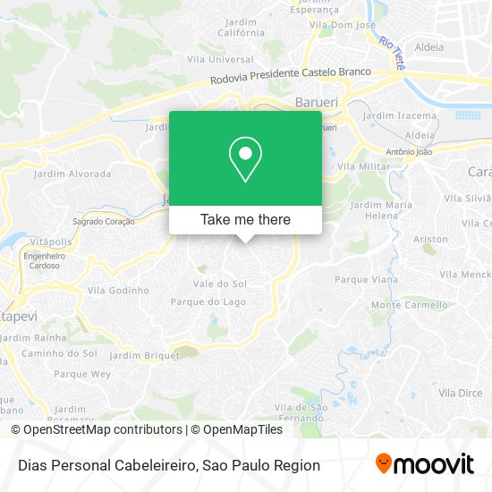 Dias Personal Cabeleireiro map