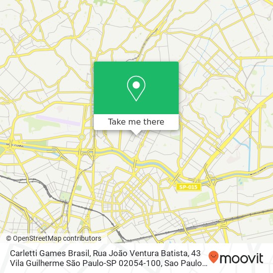 Carletti Games Brasil, Rua João Ventura Batista, 43 Vila Guilherme São Paulo-SP 02054-100 map