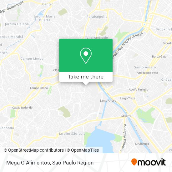 Mega G Alimentos map