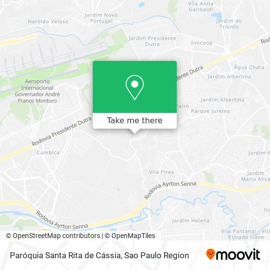 Paróquia Santa Rita de Cássia map