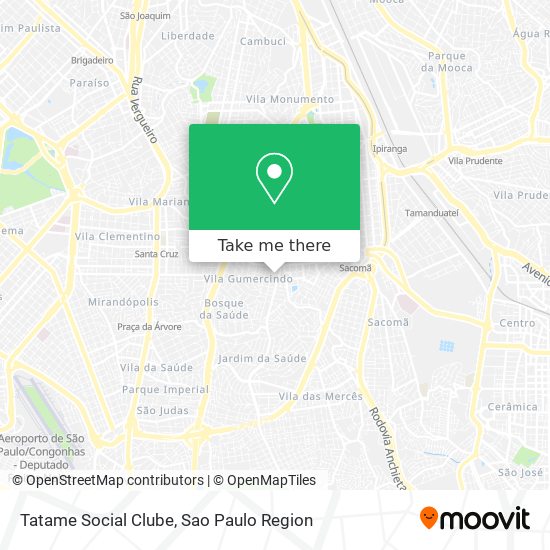 Mapa Tatame Social Clube