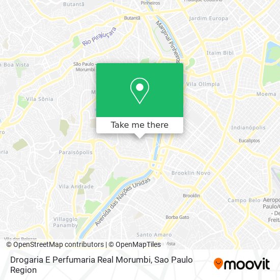 Drogaria E Perfumaria Real Morumbi map