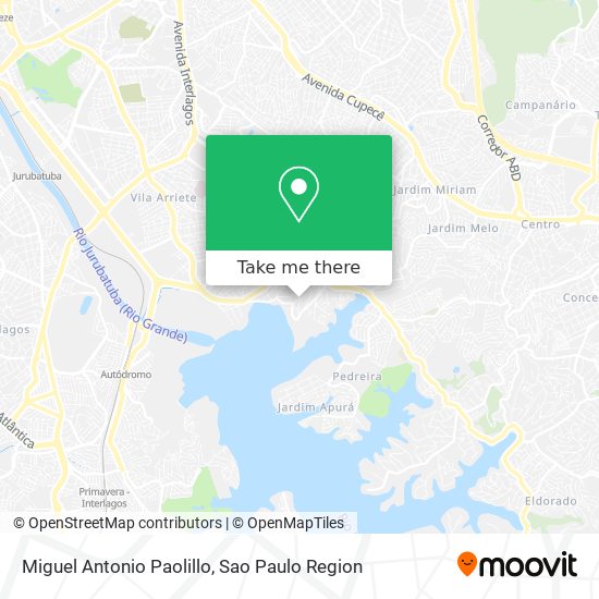 Miguel Antonio Paolillo map