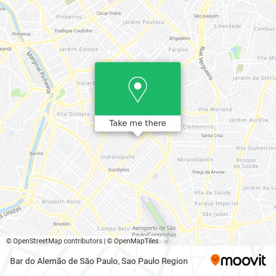 Bar do Alemão de São Paulo map